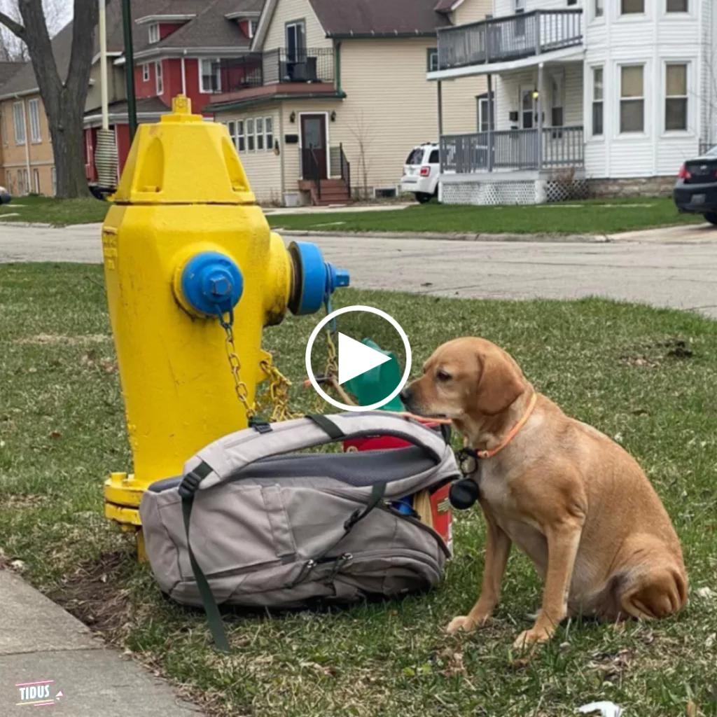 A dog found tied to a hydrant with a bag of favorite things is now doing great, demonstrating the positive impact of rescue and second chances.